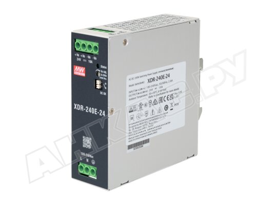 Блок питания Mean Well XDR-240E-24, 24В/10А
