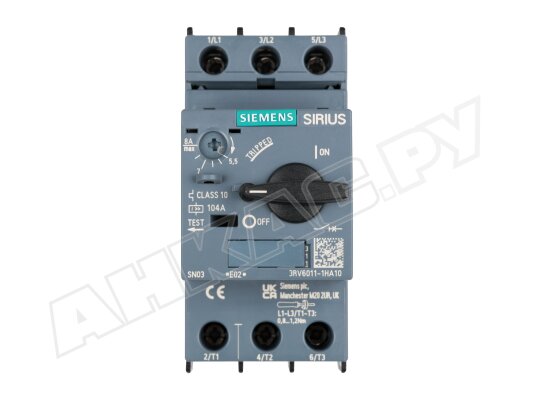 Автоматический выключатель Siemens Sirius, 3RV6011-1HA10