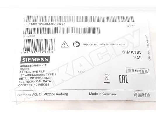 Защитная пленка Siemens, 6AV2124-6MJ00-0AX0